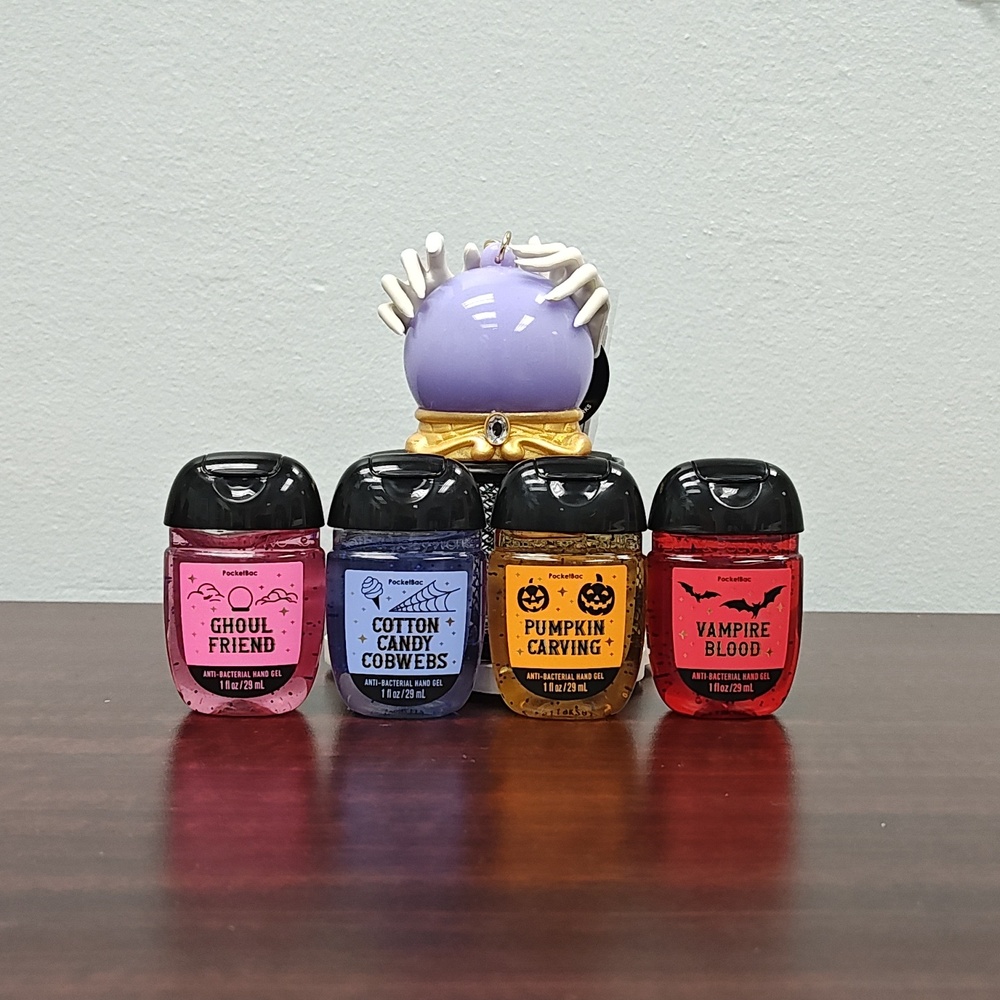 Bath & Body Works FORTUNE TELLER Light-Up Glow-In-The-Dark Pocketbac Holder Set